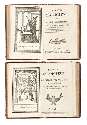 (PRESTIDIGITATION.) Le Petit Escamoteur, ou Recueil de Tous Divertissans. [bound with:] Le Petit Magicien,